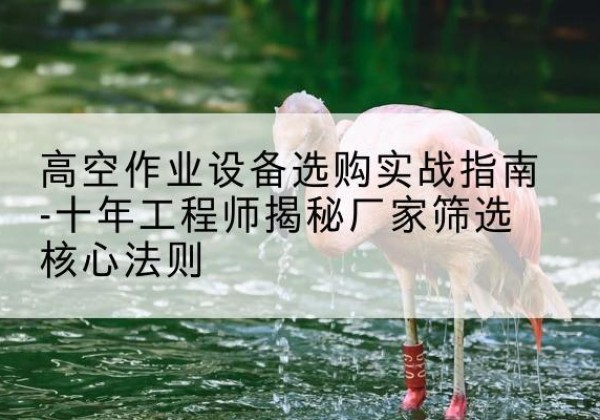 夹江剪叉式升降机厂家-高空作业设备选购实战指南-十年工程师揭秘厂家筛选核心法则